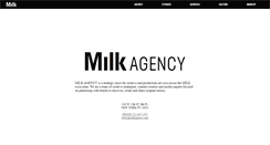 Desktop Screenshot of milkagency.com